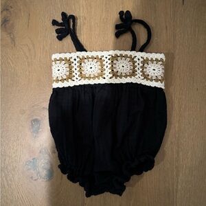 Old Navy Black Knit Fabric